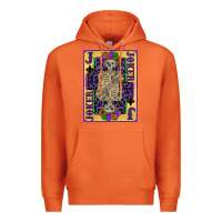 Carrot joker mardi gras skeleton Premium Hoodie - CowGirlArtShop