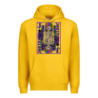 Lemon joker mardi gras skeleton Premium Hoodie - CowGirlArtShop