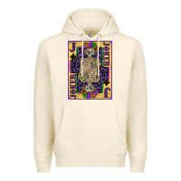 Sandshell joker mardi gras skeleton Premium Hoodie - CowGirlArtShop