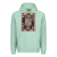 Seafoam joker mardi gras skeleton Premium Hoodie - CowGirlArtShop