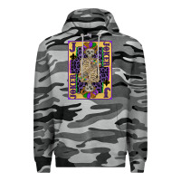 Slate Camo joker mardi gras skeleton Premium Hoodie - CowGirlArtShop