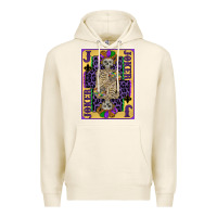 Tofu joker mardi gras skeleton Premium Hoodie - CowGirlArtShop