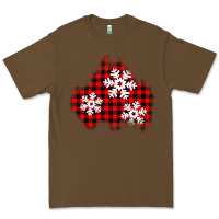 Cacao Christmas snowflakes patch Premium Tee - AdoDesignShop