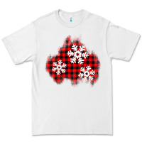 White Christmas snowflakes patch Premium Tee - AdoDesignShop