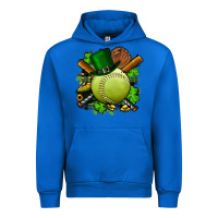 Cobalt st.patrick's day softball Urban Hoodie - FaDigitalArtStudio
