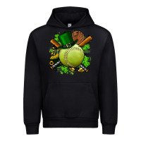 Foreset Green st.patrick's day softball Urban Hoodie - FaDigitalArtStudio