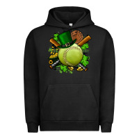 Pigment Black st.patrick's day softball Urban Hoodie - FaDigitalArtStudio