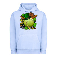 Pigment Grape Ice st.patrick's day softball Urban Hoodie - FaDigitalArtStudio