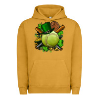 Pigment Peanut Butter st.patrick's day softball Urban Hoodie - FaDigitalArtStudio