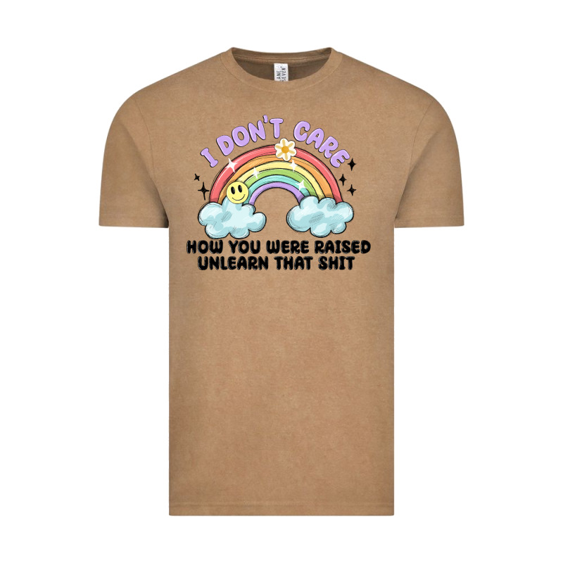 I Dont Care How You Were Raised Vintage Tee by MaliasSmallBusiness | Teevron