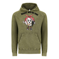 Vintage Olive boujee ballpark babe Vintage Hoodie - MaliasSmallBusiness