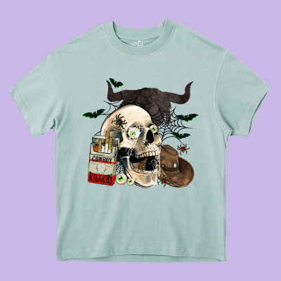 Cowboy Killers Heavy Core Tee Designed By Adodesignshop