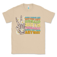 Mushroom some things are better left unsaid Classic Tee - MaliasSmallBusiness