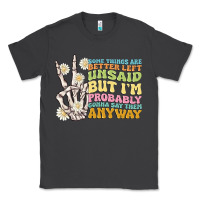 Smoke some things are better left unsaid Classic Tee - MaliasSmallBusiness