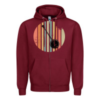 Burgundy Banjo Vintage Zipper Hoodie - Bettercallsaul