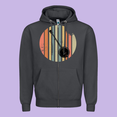 Banjo Vintage Zipper Hoodie Designed By Bettercallsaul