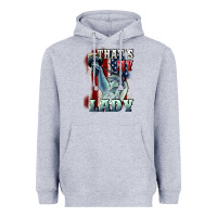 Heather Grey thats my lady Heavyweight Hoodie - CowGirlArtShop