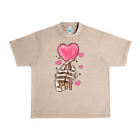 French Oak skeleton hand with sugar valentines day Urban Heavy Tee - MaliasSmallBusiness