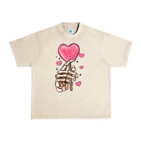 Sandshell skeleton hand with sugar valentines day Urban Heavy Tee - MaliasSmallBusiness