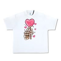 White skeleton hand with sugar valentines day Urban Heavy Tee - MaliasSmallBusiness