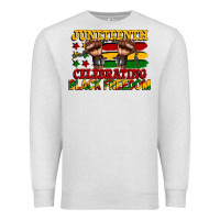 Oatmeal Heather juneteenth celebrating black freedom Premium Sweatshirt - CowGirlArtShop