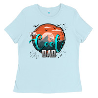 Baby Blue the cool dad Ladies Tee - AdoDesignShop