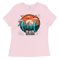 Bubblegum Pink the cool dad Ladies Tee - AdoDesignShop