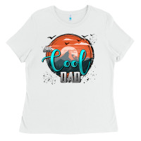 White the cool dad Ladies Tee - AdoDesignShop