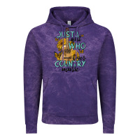 Cloud Purple just a girl who loves country music Vintage Hoodie - MaliasSmallBusiness