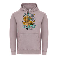 Just A Girl Who Loves Country Music Vintage Hoodie | Teevron