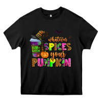 Black whatever spices your pumpkin Heavy Core Tee - AdoDesignShop