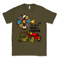 Army Green so god made a farmer Classic Tee - JahusDesignShop
