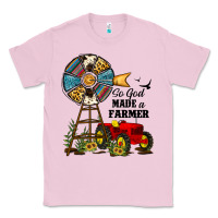 Bubblegum Pink so god made a farmer Classic Tee - JahusDesignShop