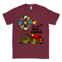 Burgundy so god made a farmer Classic Tee - JahusDesignShop