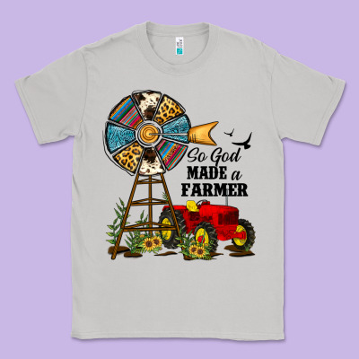 So God Made A Farmer Classic Tee Designed By Jahusdesignshop