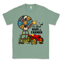 Sage so god made a farmer Classic Tee - JahusDesignShop