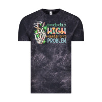 Cloud Black somebodys high maintenance problem Vintage Tee - MaliasSmallBusiness