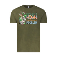 Vintage Olive somebodys high maintenance problem Vintage Tee - MaliasSmallBusiness