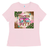 Bubblegum Pink teacher of duty summer break Ladies Tee - AdoDesignShop