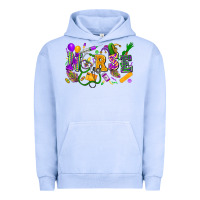 Pigment Grape Ice nurse mardi gras Urban Hoodie - FaDigitalArtStudio