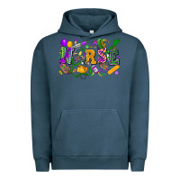Pigment Midnight Navy nurse mardi gras Urban Hoodie - FaDigitalArtStudio