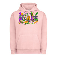 Pigment Salmon nurse mardi gras Urban Hoodie - FaDigitalArtStudio