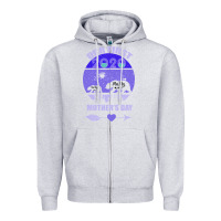 Heather Grey Our First Baby Mama Mother s Day Zipper Hoodie - Bettercallsaul