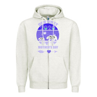 Oatmeal Heather Our First Baby Mama Mother s Day Zipper Hoodie - Bettercallsaul