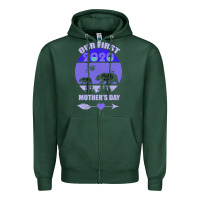 Sports Green Our First Baby Mama Mother s Day Zipper Hoodie - Bettercallsaul
