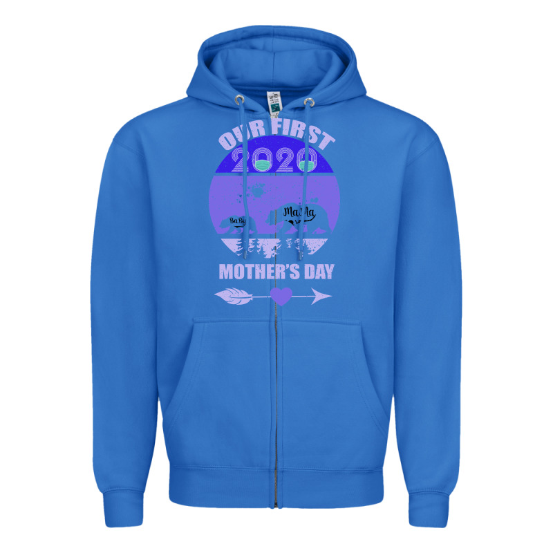 Our First Baby Mama Mother S Day Zipper Hoodie by Bettercallsaul | Teevron