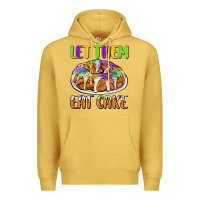 Antique Gold let them eat cake Premium Hoodie - CowGirlArtShop