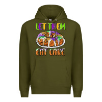 Army Green let them eat cake Premium Hoodie - CowGirlArtShop
