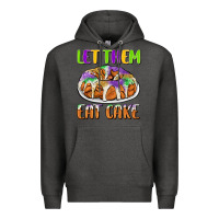 Charcoal Heather let them eat cake Premium Hoodie - CowGirlArtShop