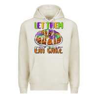 Oatmeal Heather let them eat cake Premium Hoodie - CowGirlArtShop